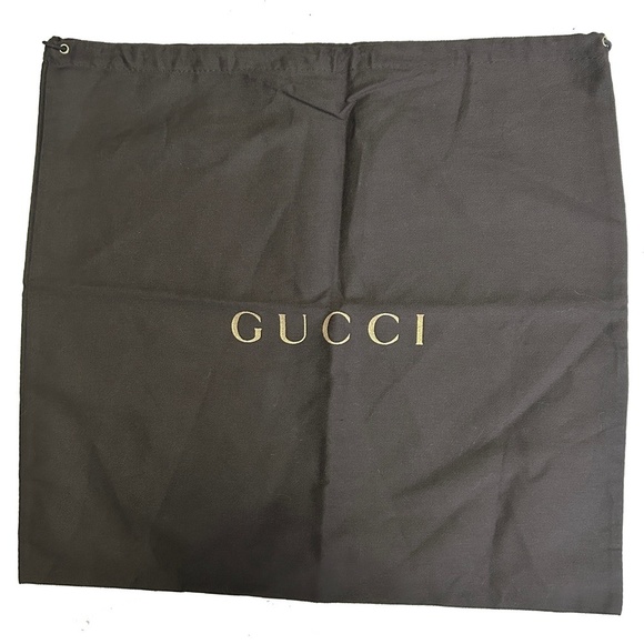 Authentic GUCCI Handbag Sleeper Bag Dustbag Drawstring Made in Italy 100% Cotton - Picture 3 of 9